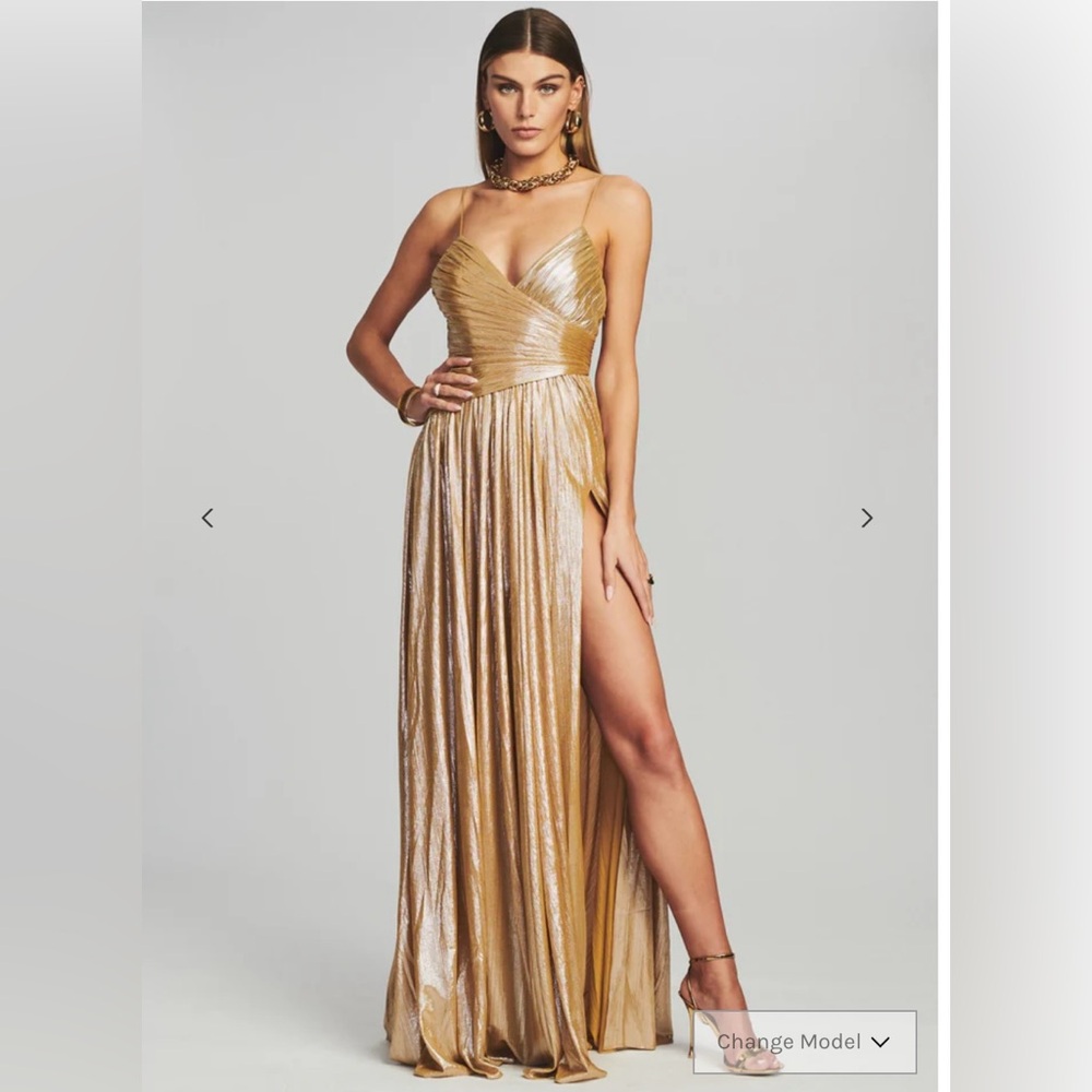 Retrofete Doss Dress champagne gold